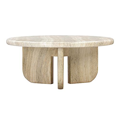 Tov Furniture Patrizia Concrete Round Coffee Table | Amazon (US)