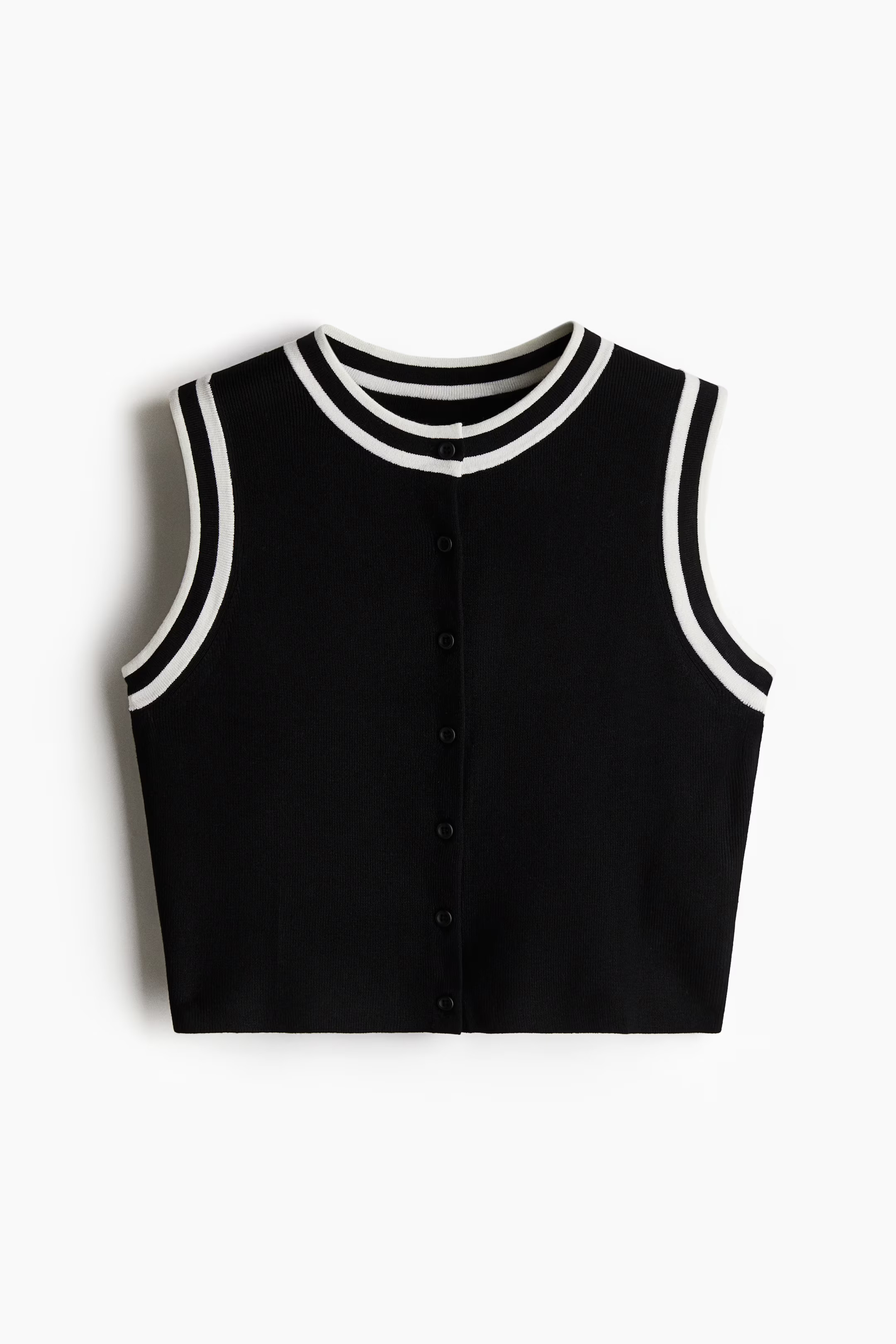 Button-Front Sweater Vest | H&M (US + CA)