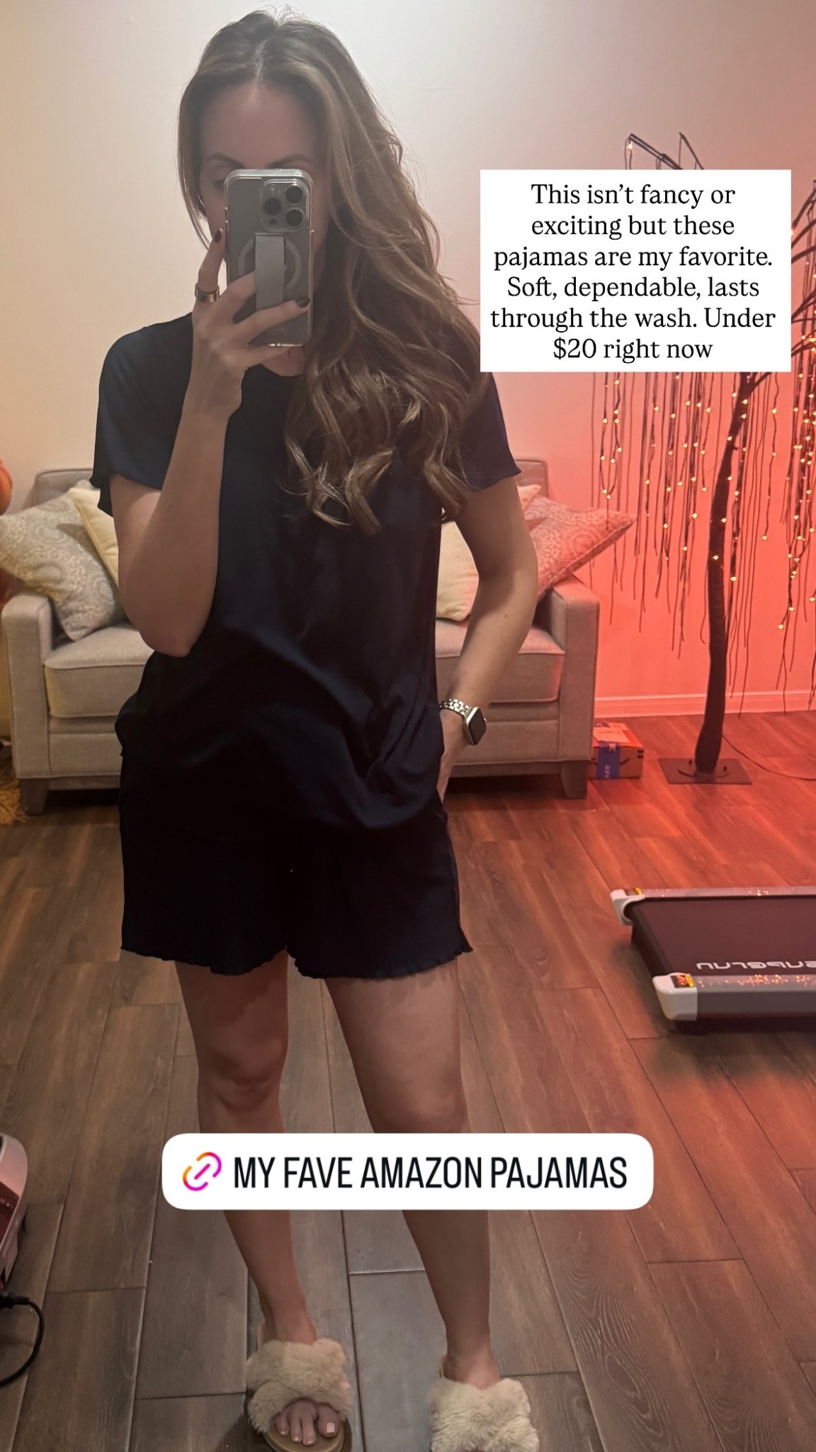 This isn’t fancy or exciting but these pajamas are my favorite. Soft, dependable, lasts through the wash. Under $20 right now