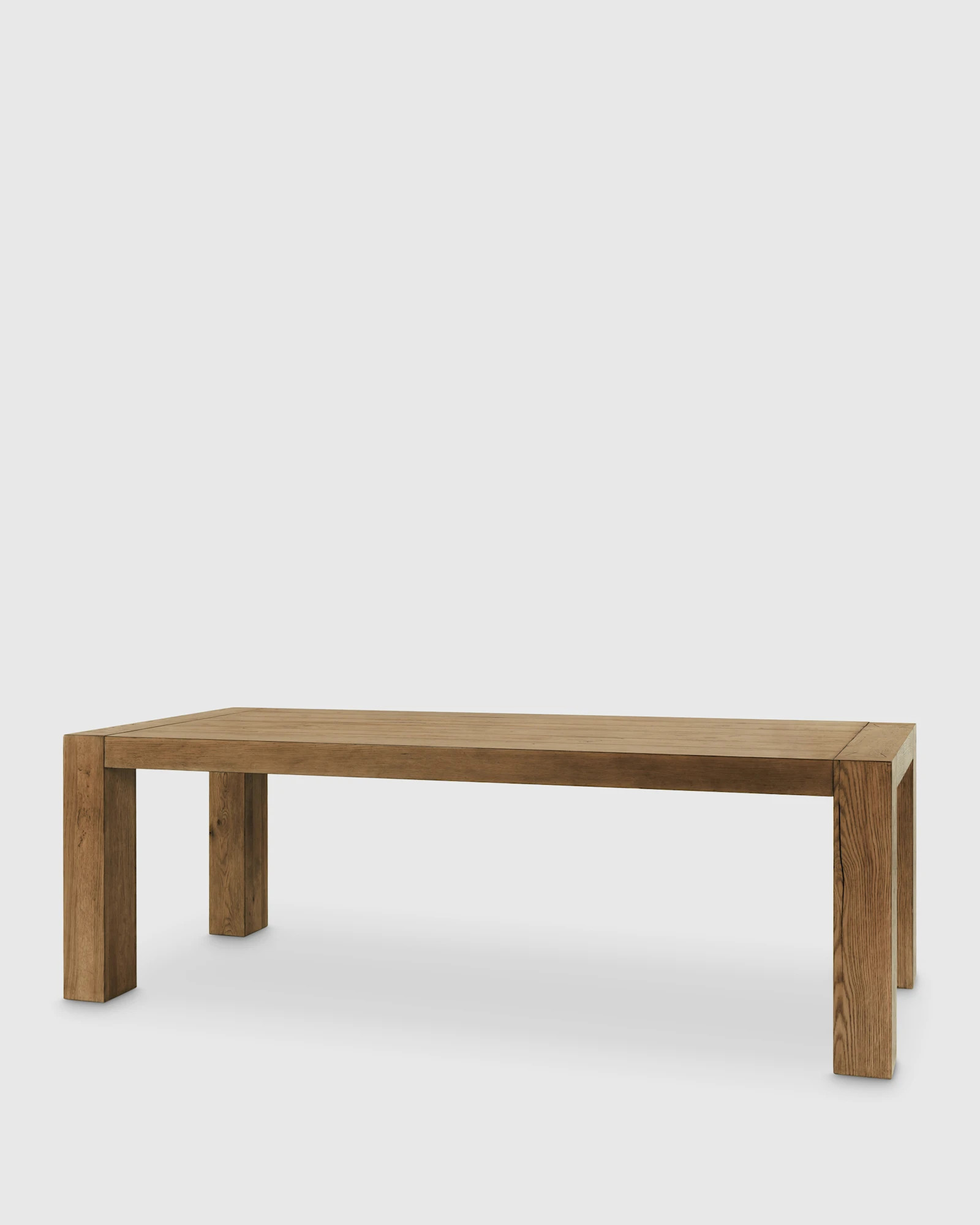 Reclaimed Oak Parsons Dining Table | Quince