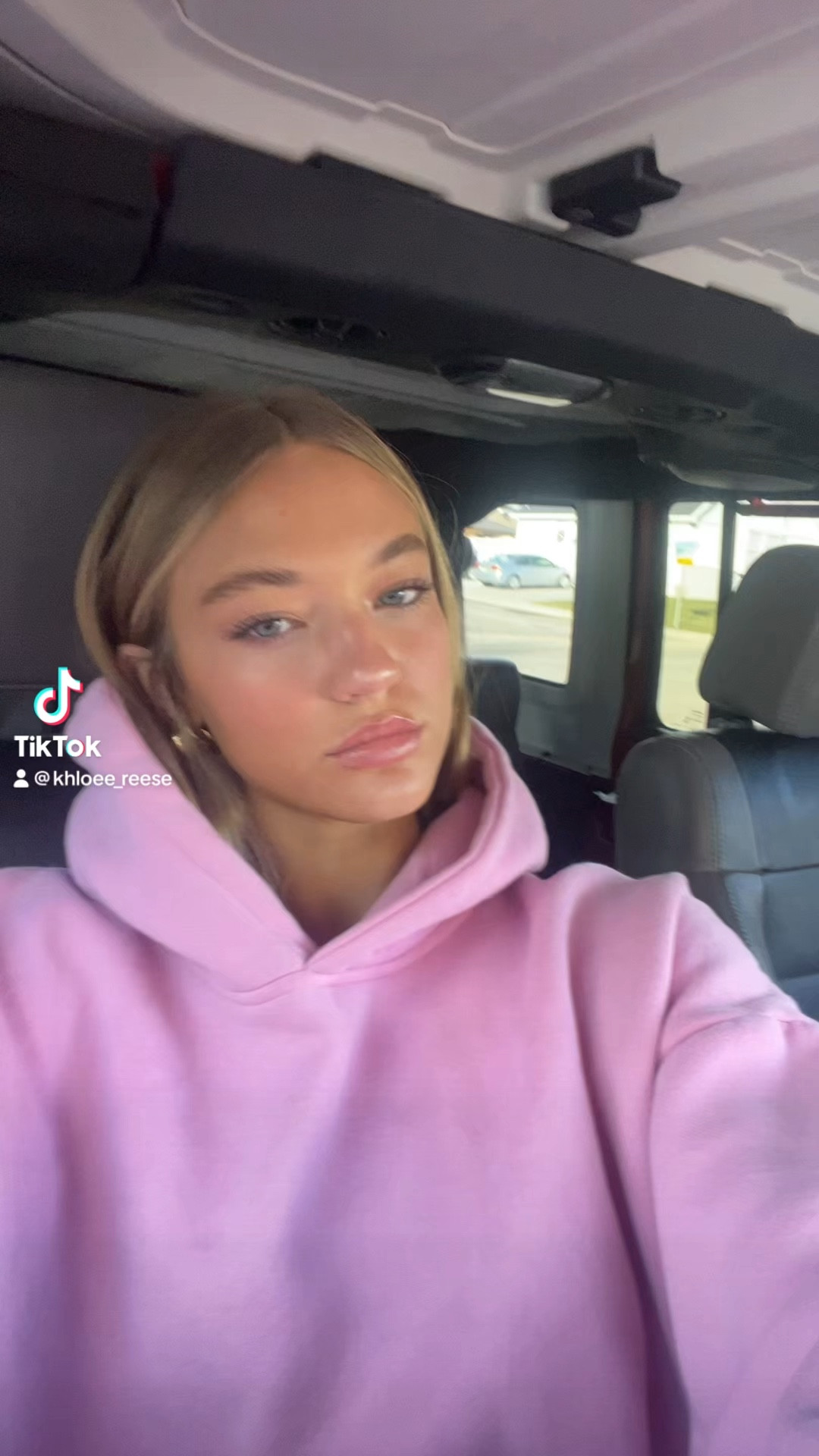 pink hoodie 