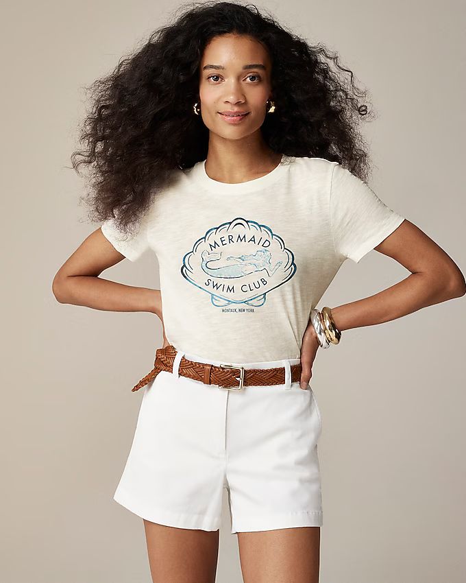 Classic-fit "mermaid swim club" graphic T-shirt | J.Crew US