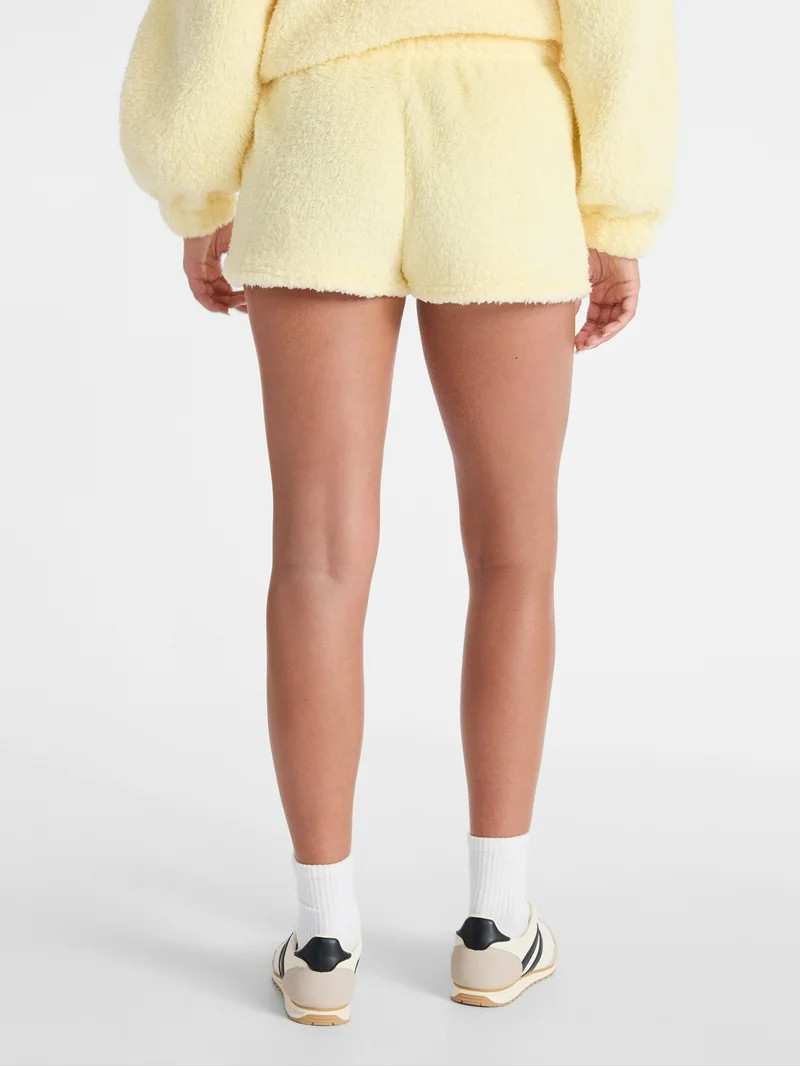 No Boundaries Plush Bungee Cord Shorts, Women's | Walmart (US)