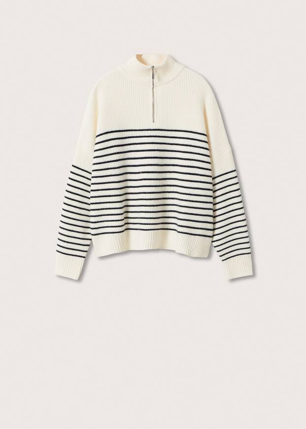 Striped knit sweater | MANGO (US)