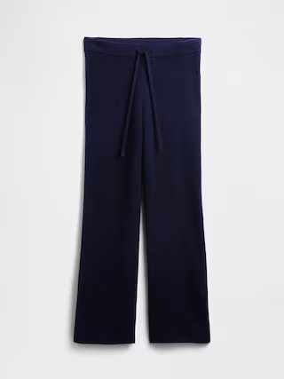 CashSoft Relaxed Ribbed Sweater Pants | Gap Factory