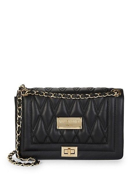 Valentino by Mario Valentino Alice Quilted Leather Shoulder Bag on SALE | Saks OFF 5TH | Saks Fifth Avenue OFF 5TH