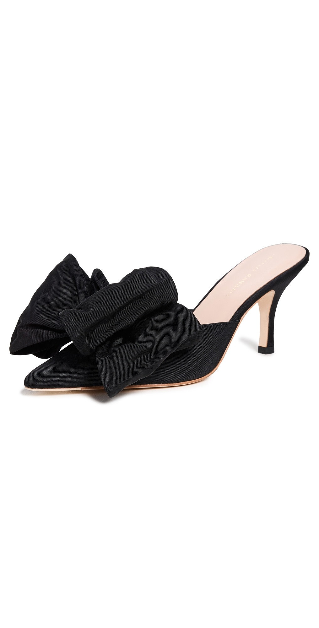 Loeffler Randall Margot Bow Mules Black 9 | Shopbop