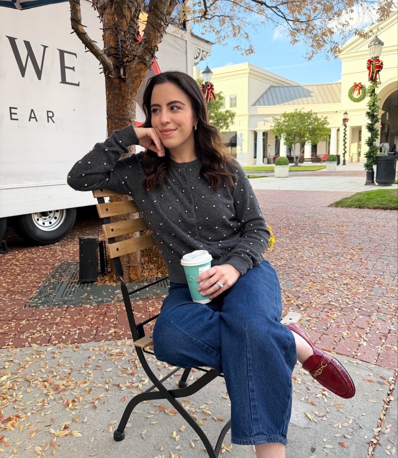 Say hello to the cutest cardigan ever! This cashmere studded beauty feels so cozy but looks totally elevated. It also comes in cream and navy (wearing XS). P.S. I linked these affordable barrel leg jeans I'm obsessed with!

everyday wear, casual chic, brunch outfit, on the go look, weekend vibes, sweater weather, comfy style, trendy fall fashion

#LTKSeasonal #LTKPetite #LTKU