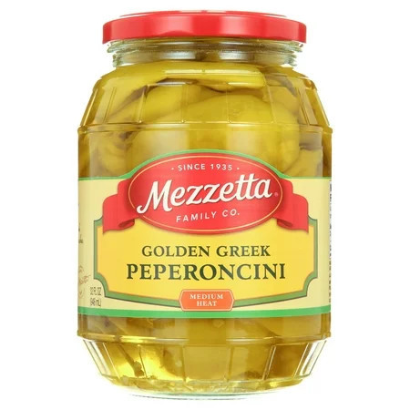 Mezzetta Golden Greek Peperoncini, 32 fl oz Jar | Walmart (US)