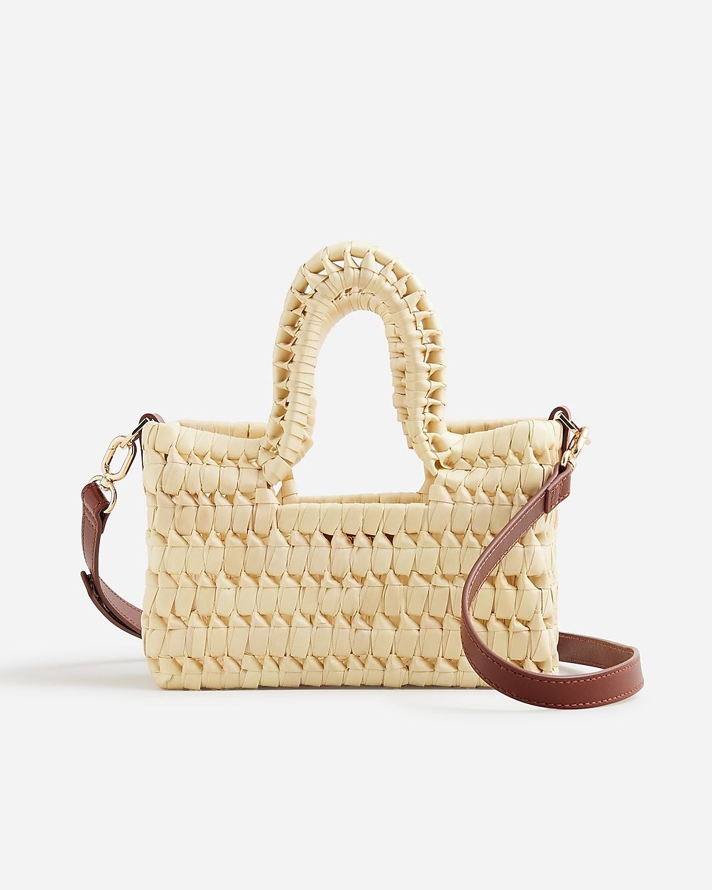 Small handwoven palm bag | J. Crew US