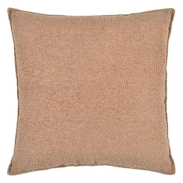 Crosby St. Brown Soft Textured Boucle Throw Pillow, 24" | At Home