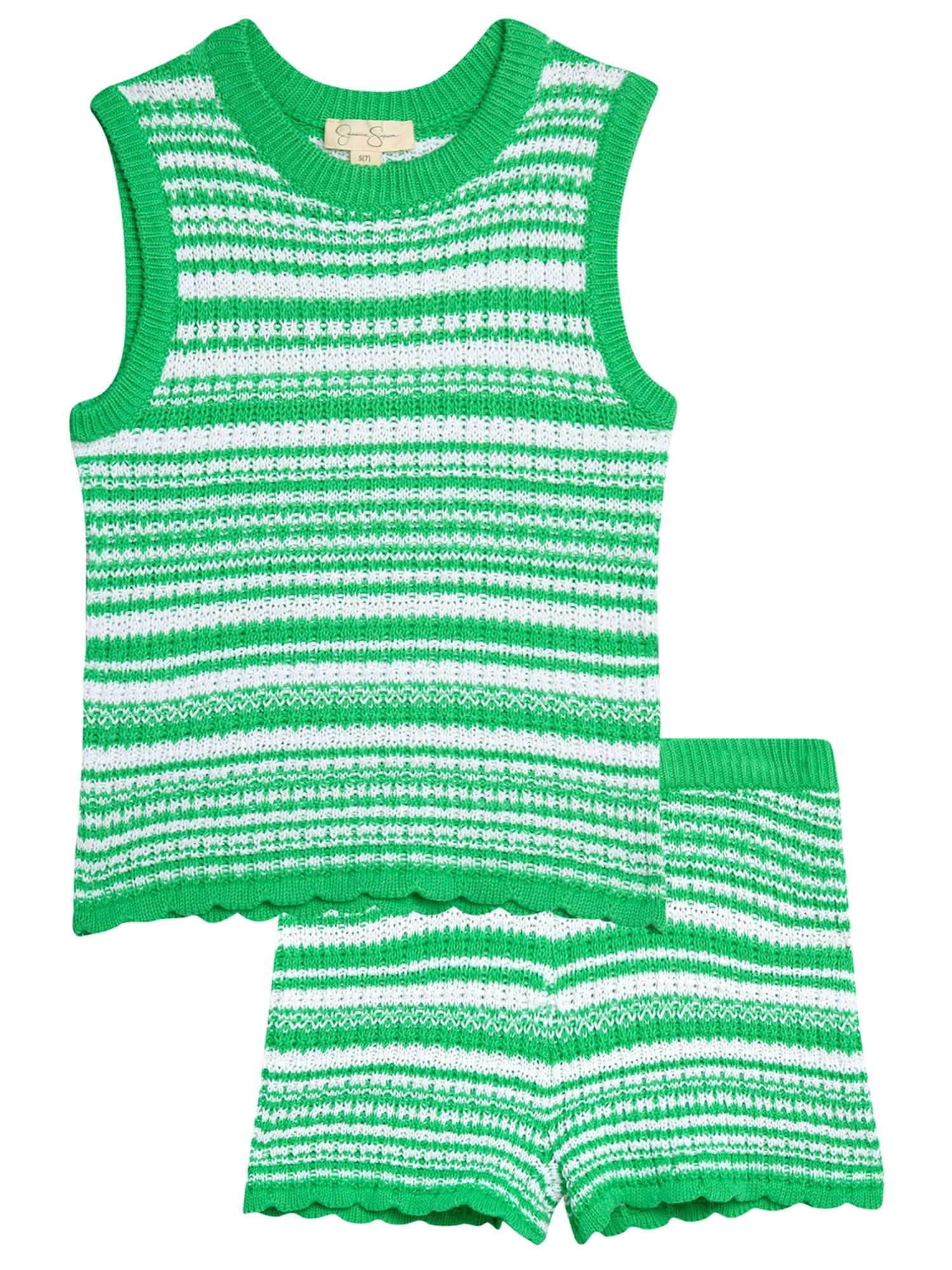 Best seller Jessica Simpson Girls' 2-piece Crochet top and Woven Short set, Sizes 4-16 $7.49 | Walmart (US)