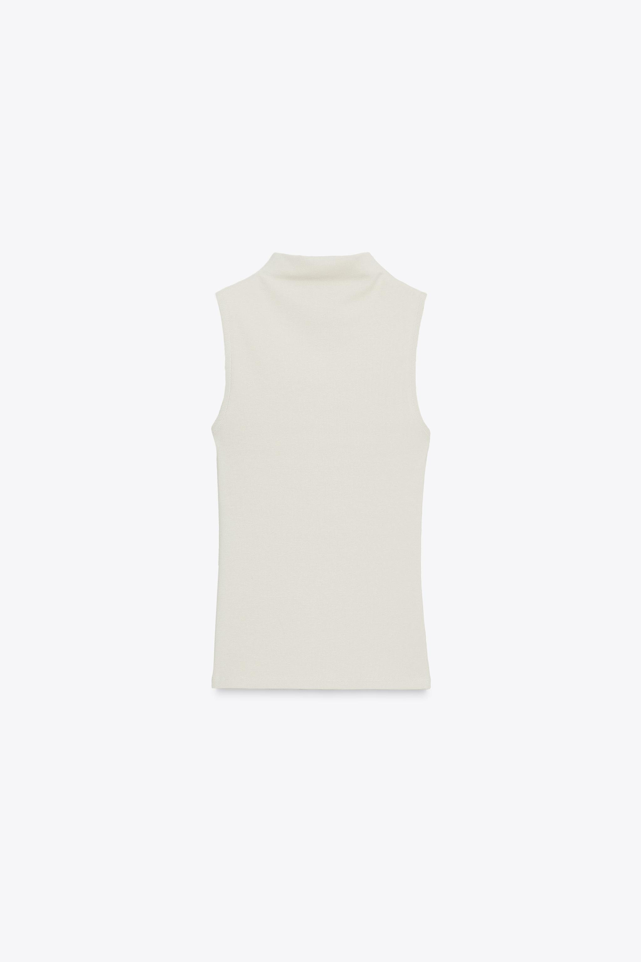 COTTON MODAL TOP$ 14.90 Stone White Black MaroonStone | 3641/871/806Add to cartAddTop made with c... | Zara US