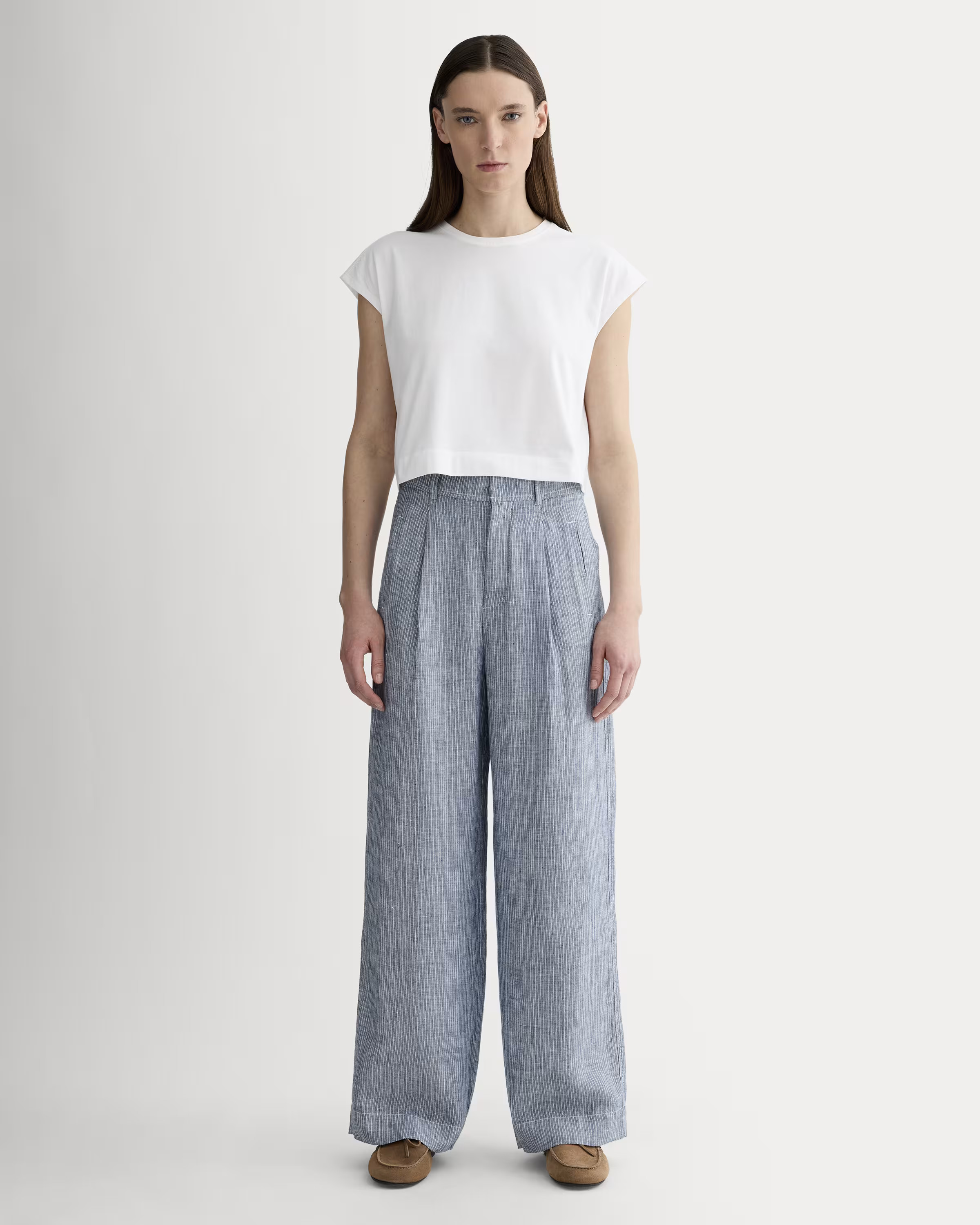 The Linen Way-High® Drape Pant | Everlane