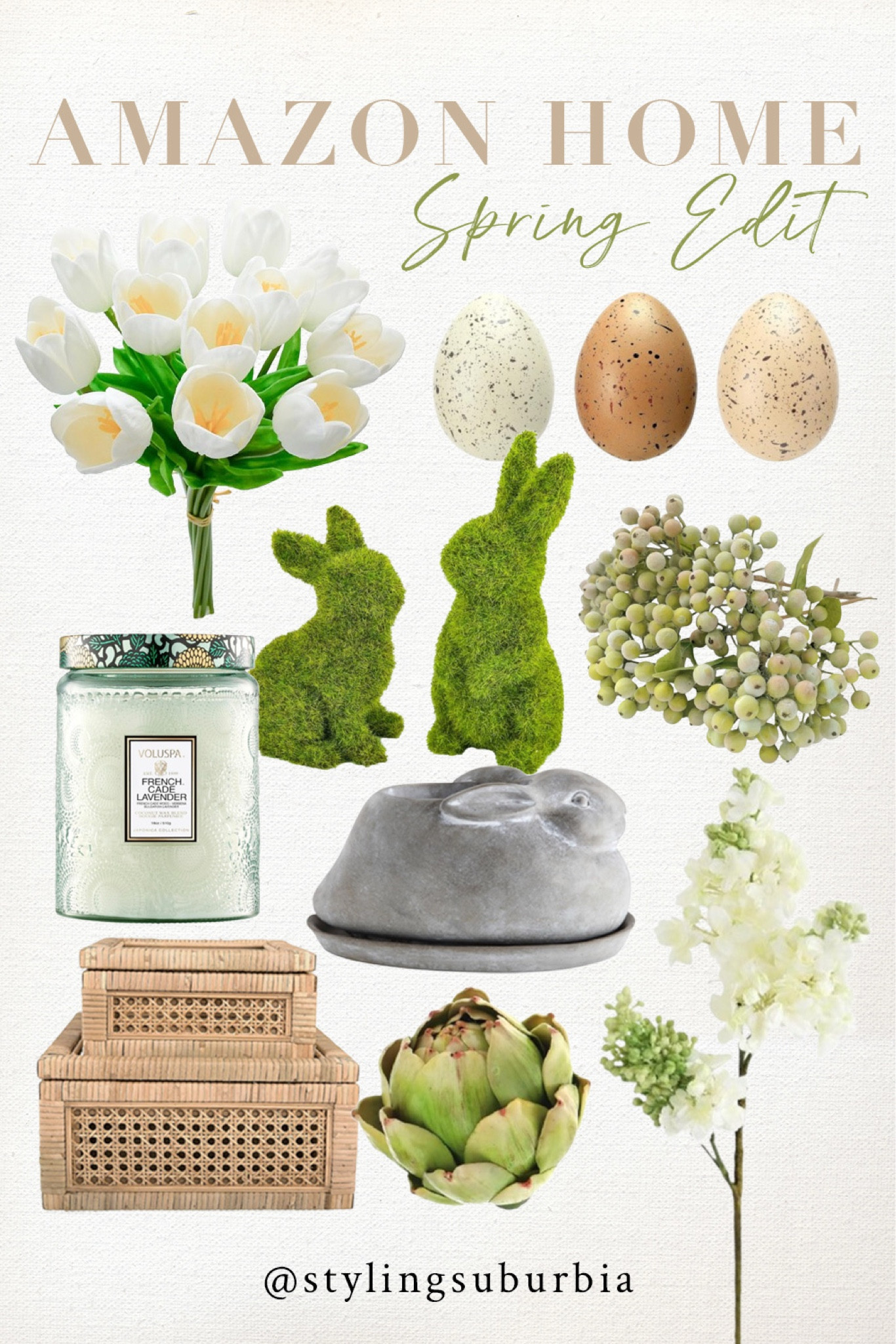 Amazon Home Decor | Spring Edit

Amazon spring decor, Easter decor, tulips, spring florals, bunnies, rabbits, Easter eggs

#LTKFindsUnder50 #LTKSeasonal #LTKHome