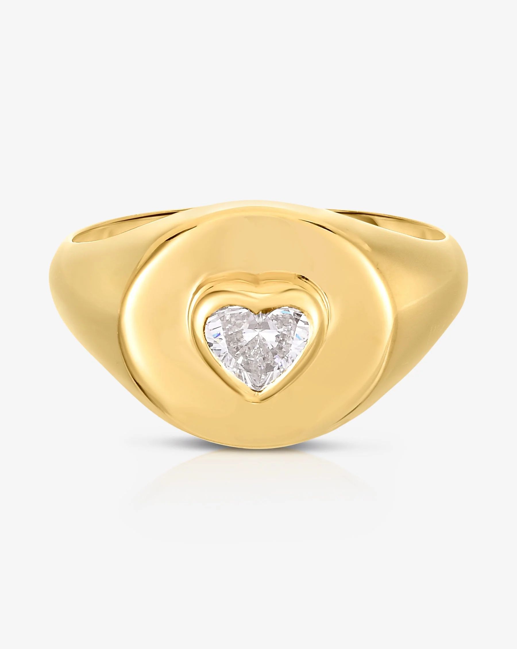 Diamond Signet Pinky Ring | Ring Concierge