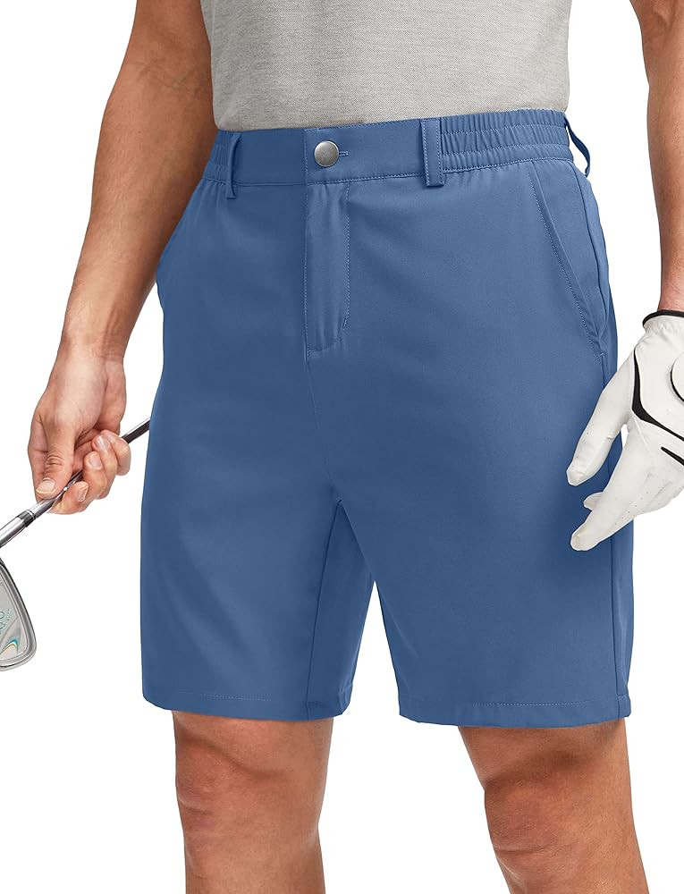 Soothfeel Men's Golf Shorts with 5 Pockets 7 Inch Stretch Lightweight Quick Dry Hiking Casual Wor... | Amazon (US)
