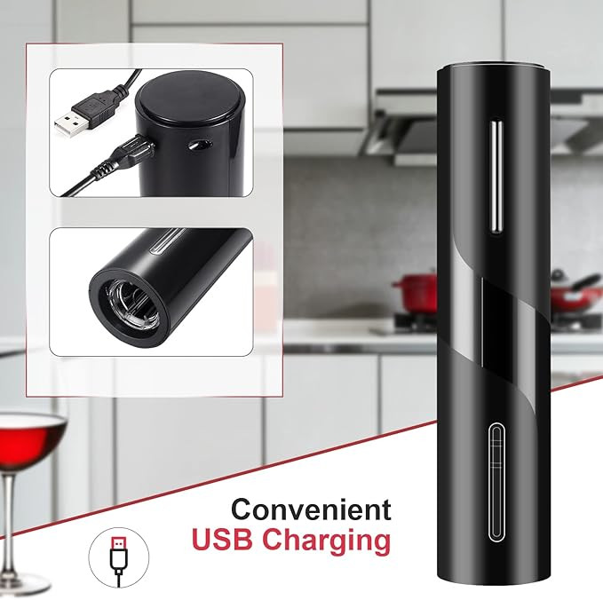 Electric Wine Opener Set,Automatic Wine Bottle Opener Gifts for Home Kitchen,Wine Gifts for Wine ... | Amazon (US)