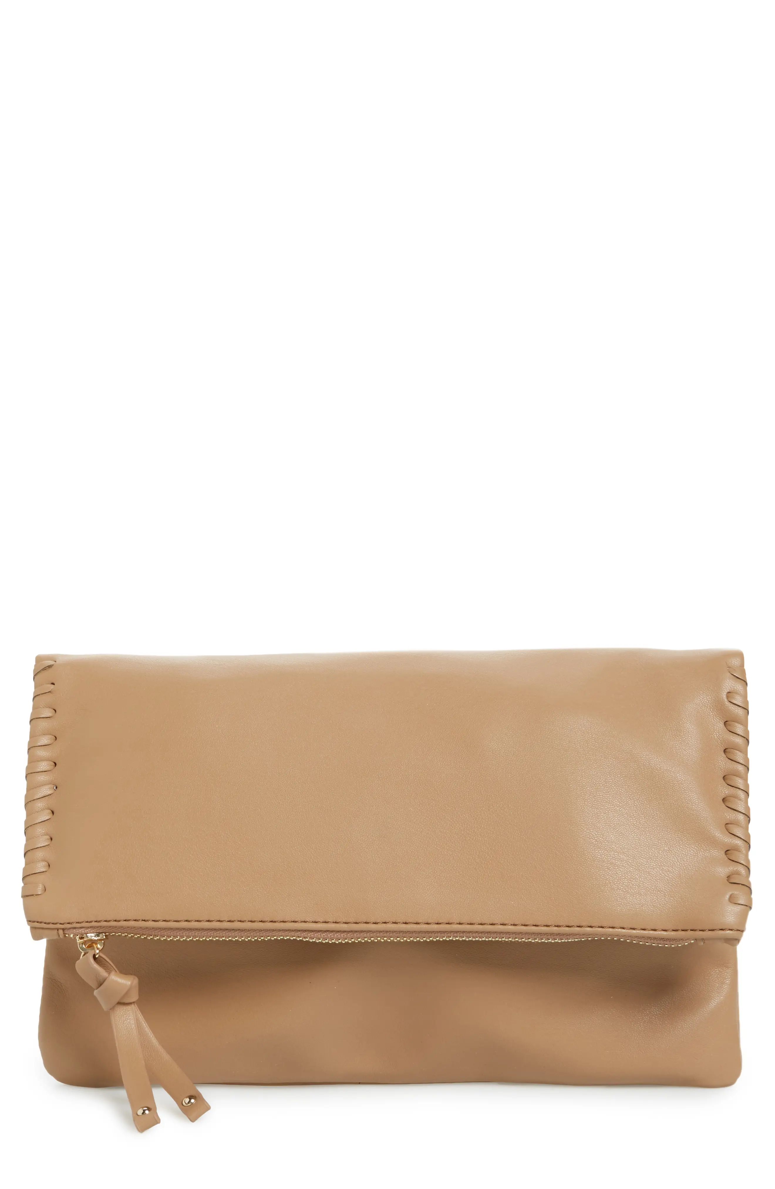 Rifkie Faux Leather Foldover Clutch | Nordstrom