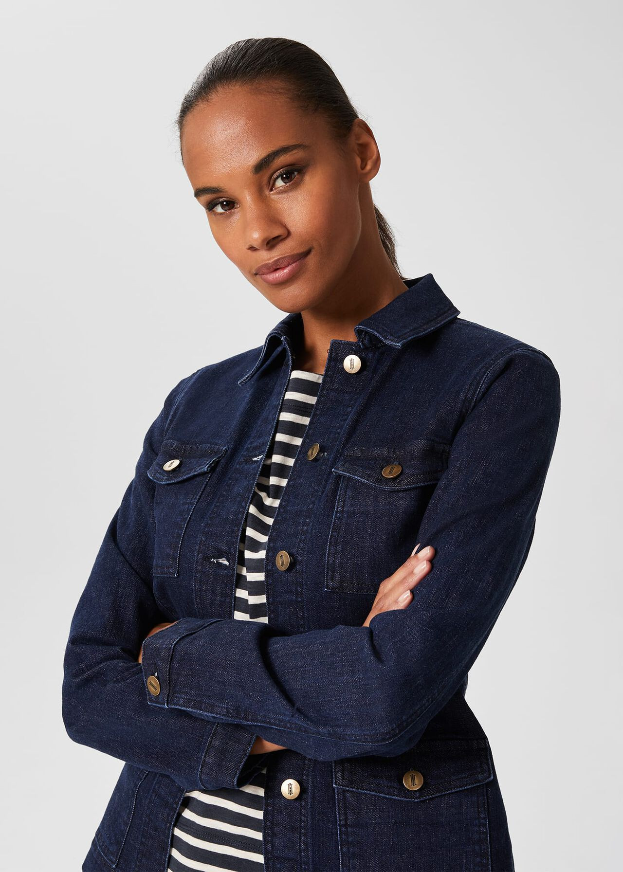 Iona Denim Jacket | | Hobbs