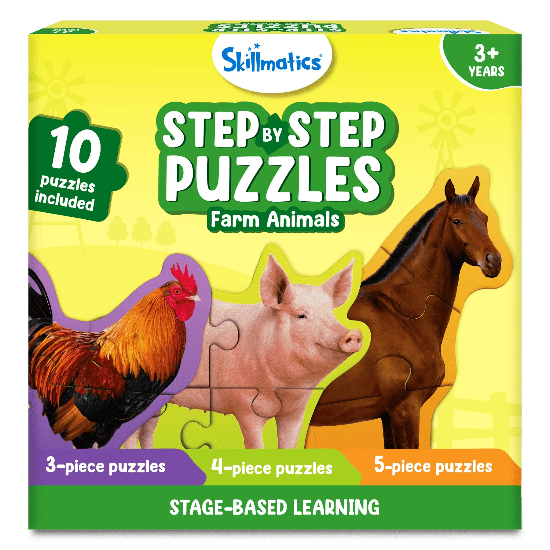 Skillmatics Step By Step Puzzle: Farm Animals (ages 3+) | Walmart (US)