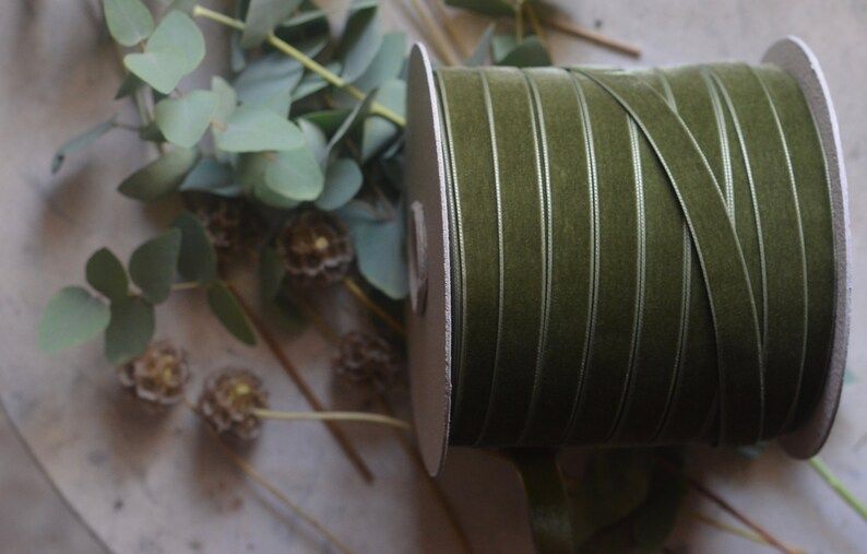 Read the full title
    dark loden green swiss velvet 5/8" ribbon | Etsy (US)