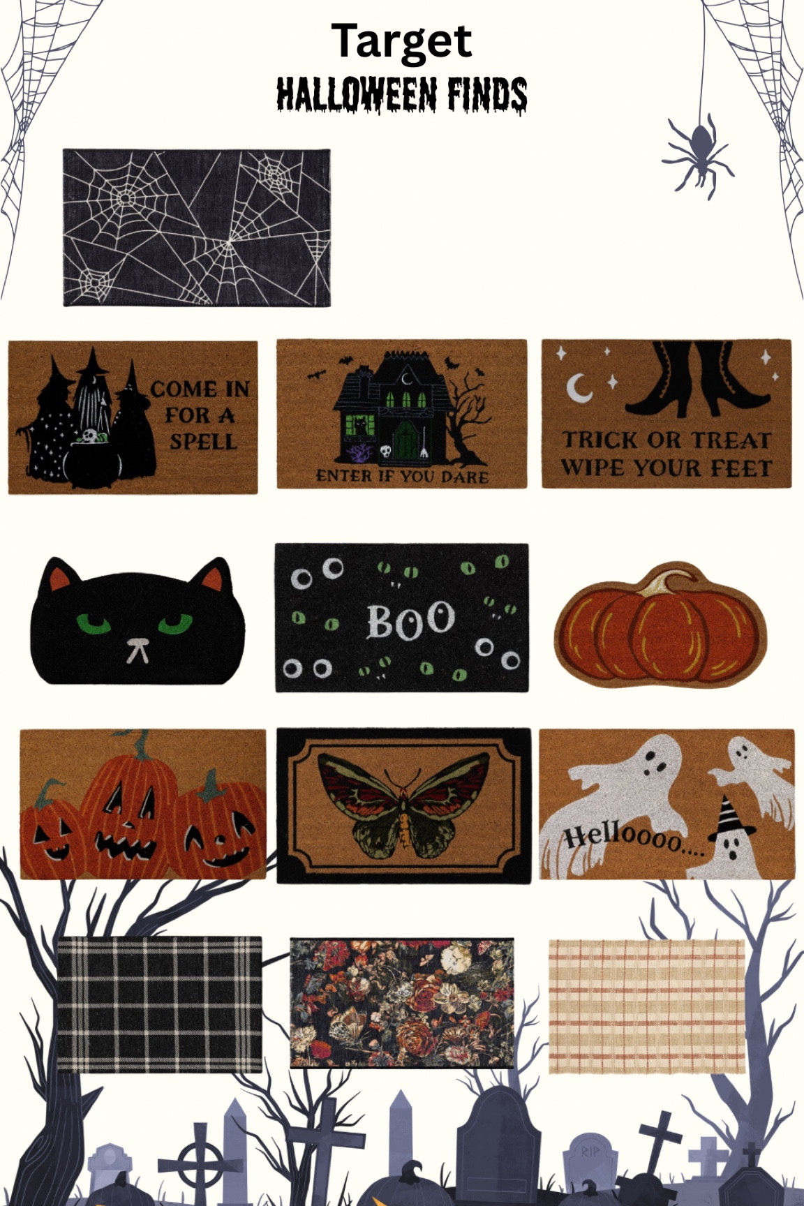Target Halloween Door mats 🎃

#LTKSeasonal #LTKHome