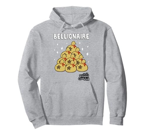 Animal Crossing New Leaf Bellionaire Pullover Hoodie Pullover Hoodie | Amazon (US)