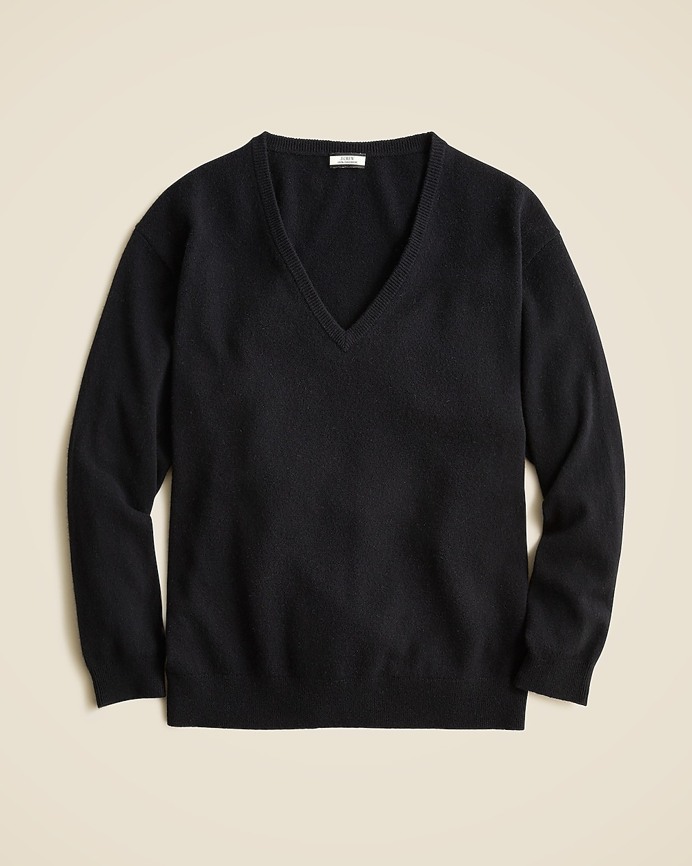 Cashmere relaxed V-neck sweater | J. Crew US