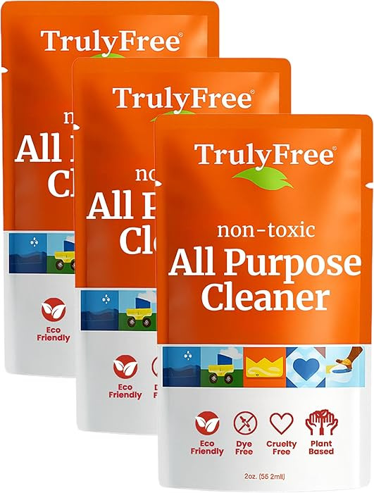 Truly Free Everyday Cleaner - Multipurpose Cleaner Spray, Kitchen Counter Cleaner, Natural Cleani... | Amazon (US)
