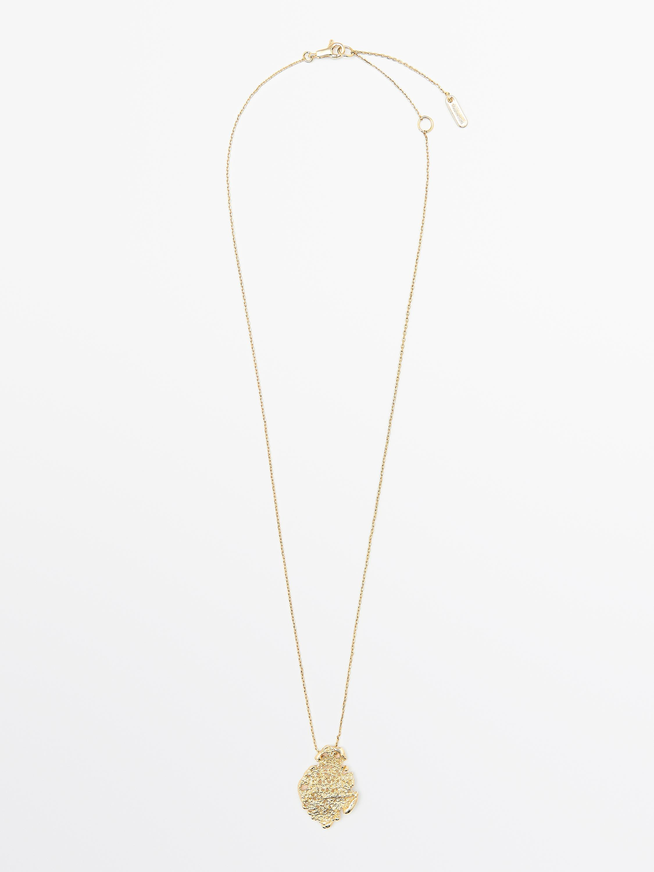 Necklace with mini abstract pendant | Massimo Dutti UK