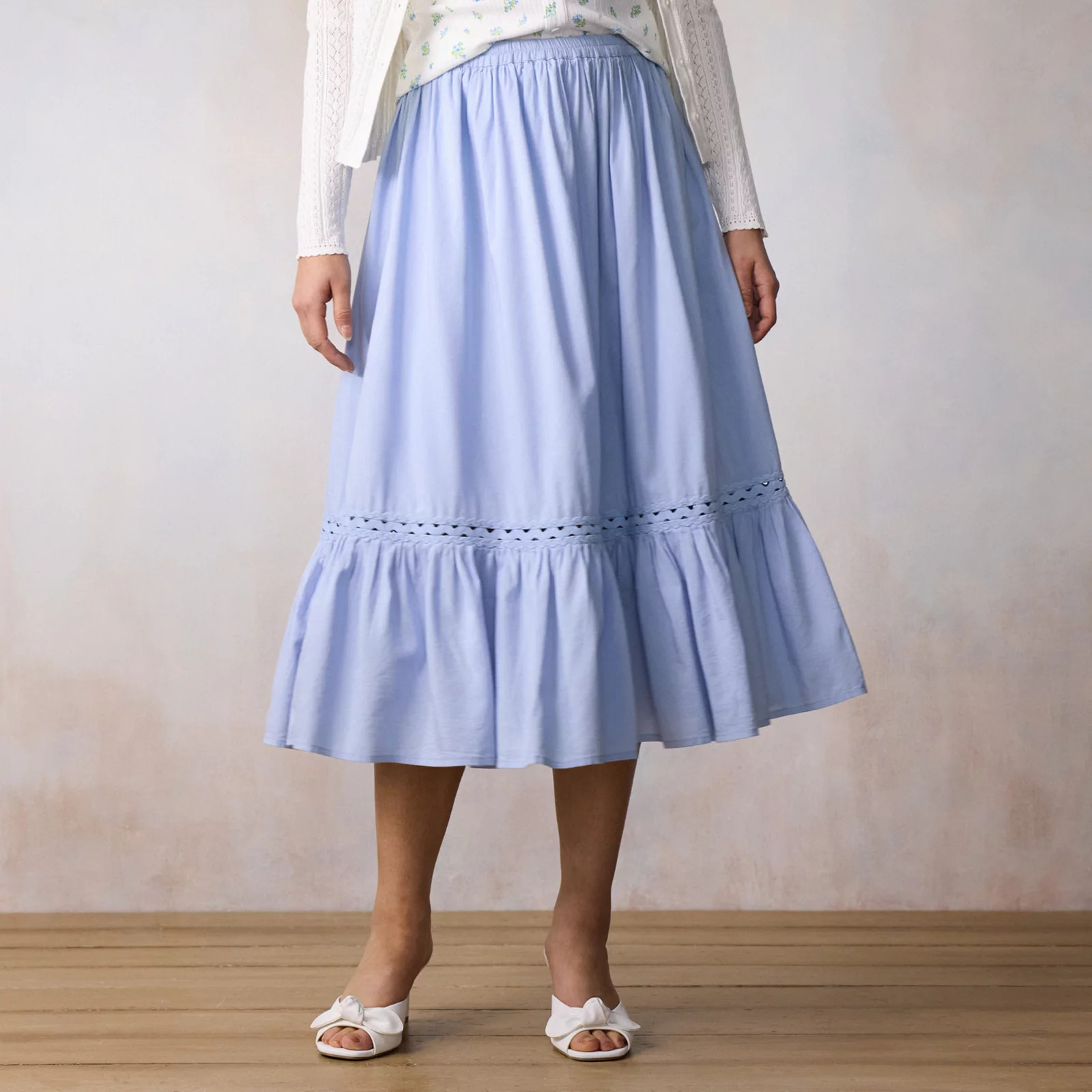 Women's LC Lauren Conrad Gathered Trim Skirt | Kohl's