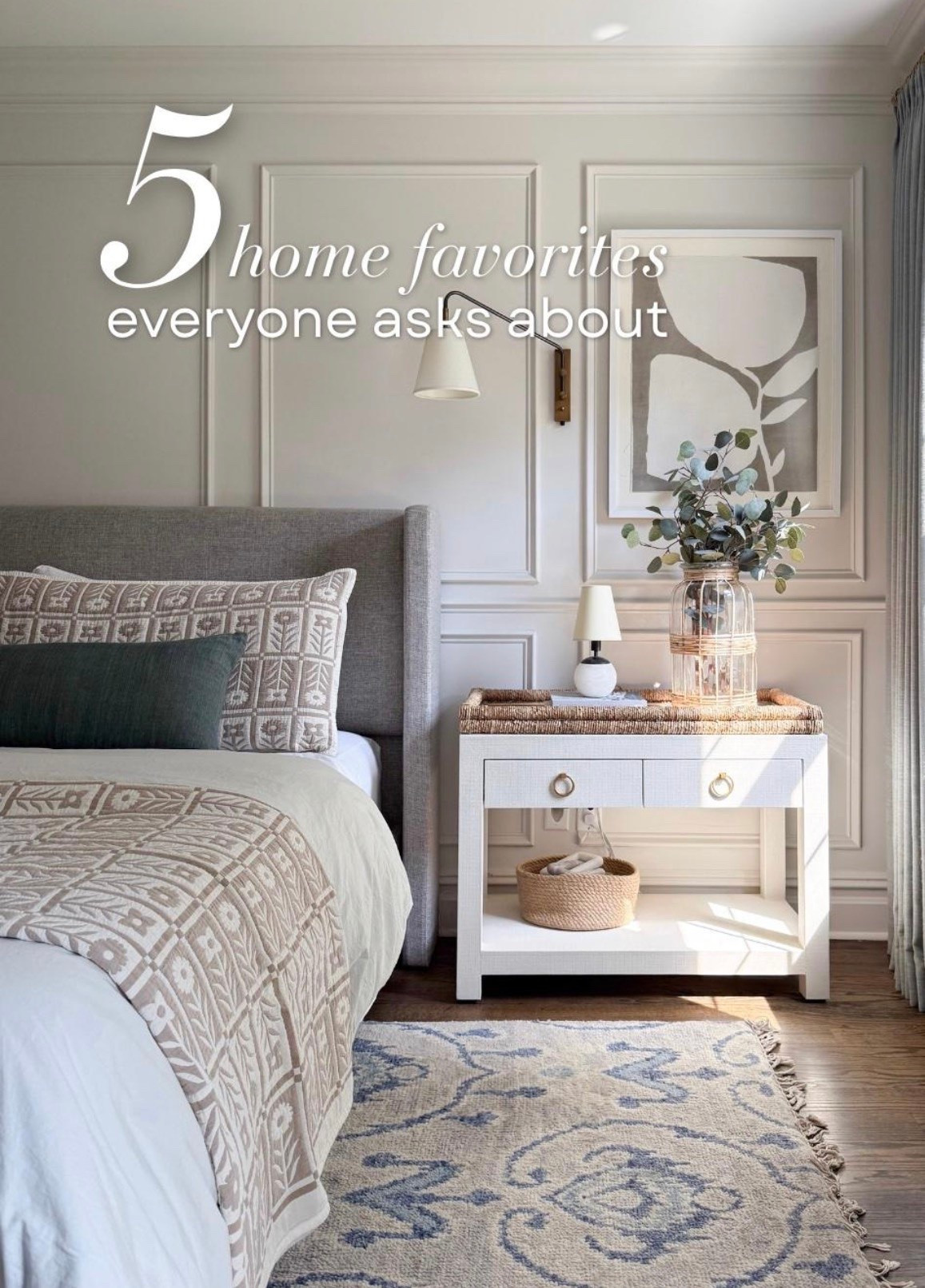 These are the 5 home finds I'm always asked to link, and I'd choose every single one all over again. From the bedding and rug to the linen curtains I've used throughout our home, these are some of my favorite pieces for creating a warm, layered space.

home decor favorites, home finds, bedroom decor, neutral bedding, linen curtains, area rug, kitchen chairs, home furniture, classic home decor, cozy home inspiration, GirlOnTheHudson

#LTKSaleAlert #LTKHome #LTKSeasonal