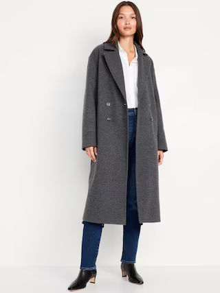 Oversized Belted Coat | Old Navy (US)