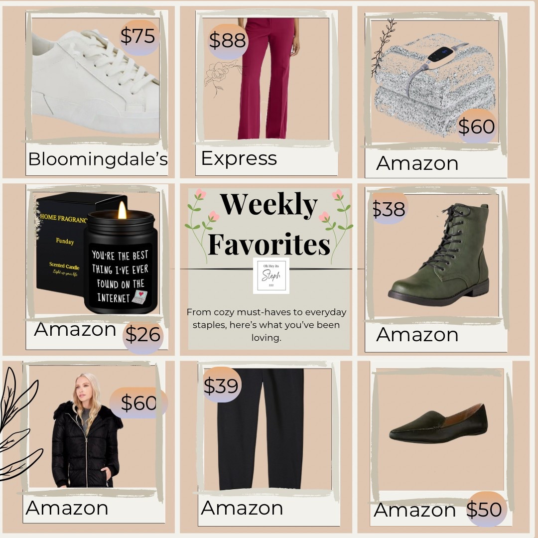 Weekly favorites 

#LTKShoeCrush #LTKSeasonal #LTKFindsUnder100
