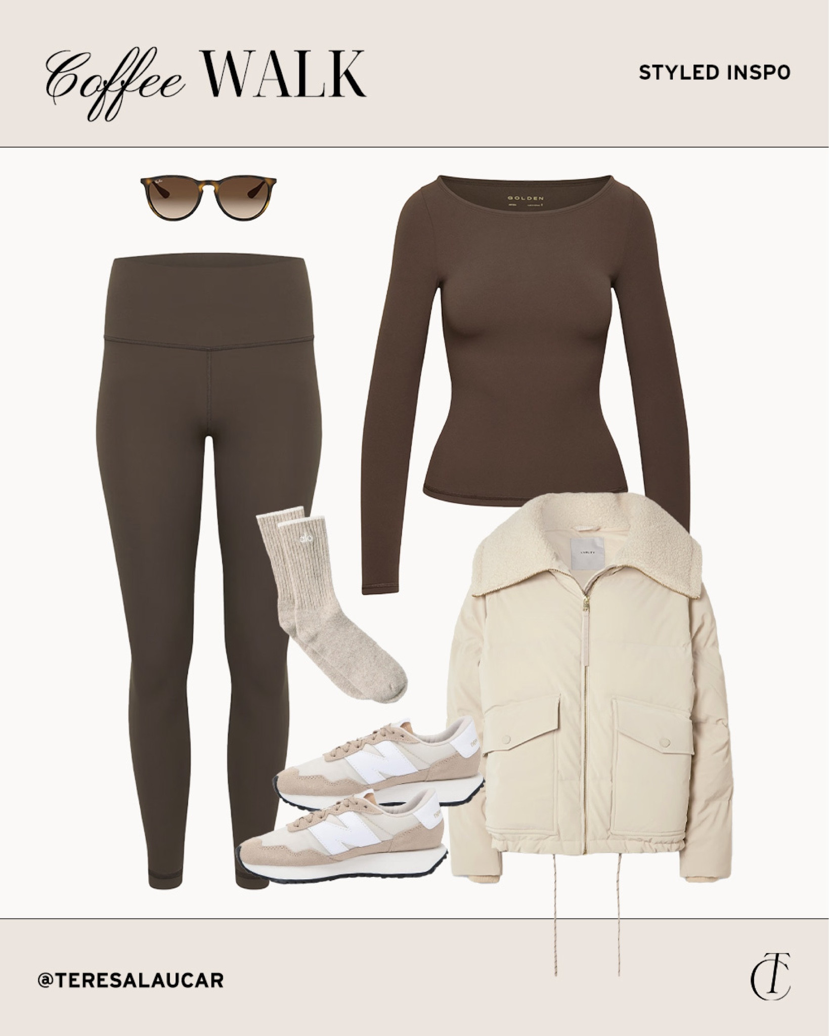 Coffee walk outfit inspo! 

#LTKStyleTip #LTKFitness