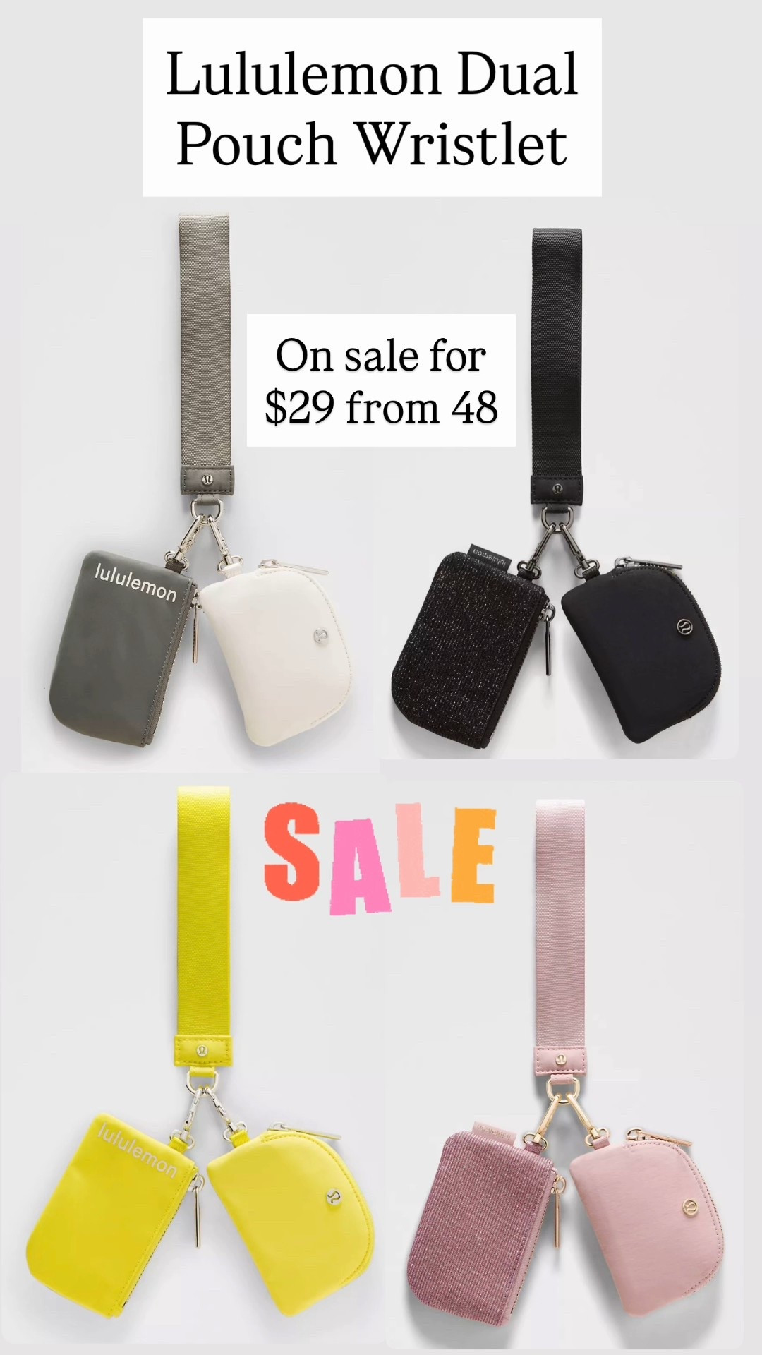 These Lululemon dual pouch wristlets are my favorite 🩷💜❤️

#LTKSaleAlert