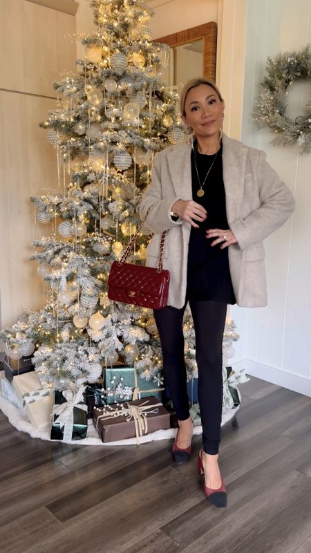 This Steve Madden oversized blazer is def one cozy piece! Perfect to warm you up. I love the oversized fit. Wearing an xs! #LTKstyletip #LTKseasonal #LTKholiday

#LTKstyletip #LTKfindsunder100 #LTKSeasonal