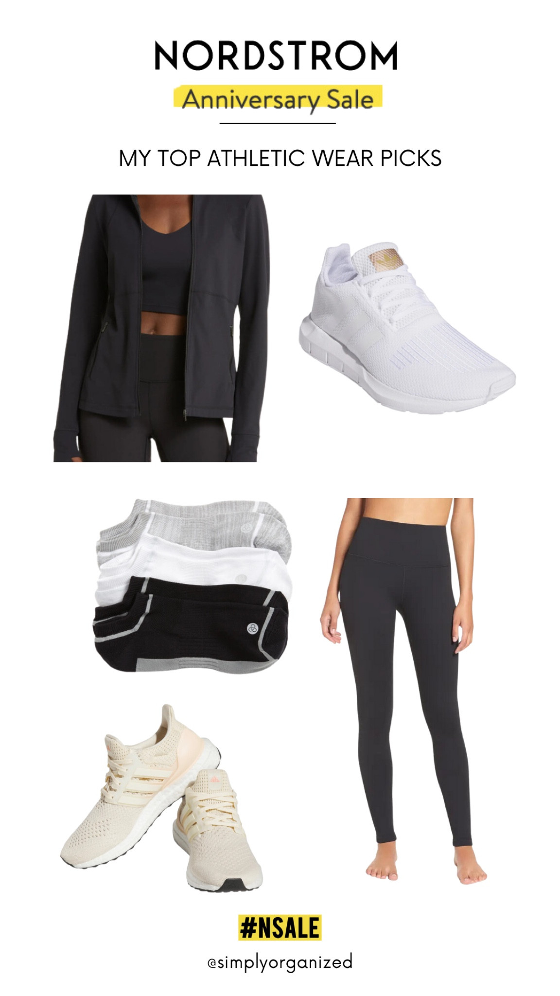 I’ve been checking out the preview of the Nordstrom sale, and of course the first section I looked at was athletic wear! 😆 You guys know I love my white Adidas and I am so excited to see they are a part of the sale this summer. I also live in these Zella leggings during the winter months when we are working outside in garages. They are a thicker material and perfect when the weather gets a little chilly. 

#LTKsalealert #LTKFitness #LTKxNSale