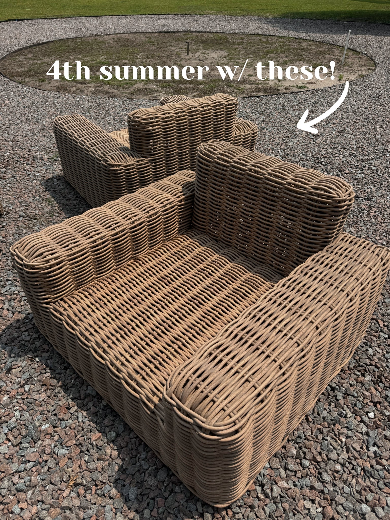 These are DEF pricey, but — I’m going into my fourth summer w/ these chairs & they’ve held up SO WELL in the southern heat 🌼 I got them in July of 2021 in Georgia! & I still absolutely love them / would recommend! I linked some similar options as well! 

We also have the couch! This will be our primary set out on the back deck once it’s finished 🙌🏼🤎

West elm / pottery barn / patio furniture / outdoor home decor / wicker chairs / Holley Gabrielle home 

#LTKSummerEdit #LTKHome #LTKSeasonal