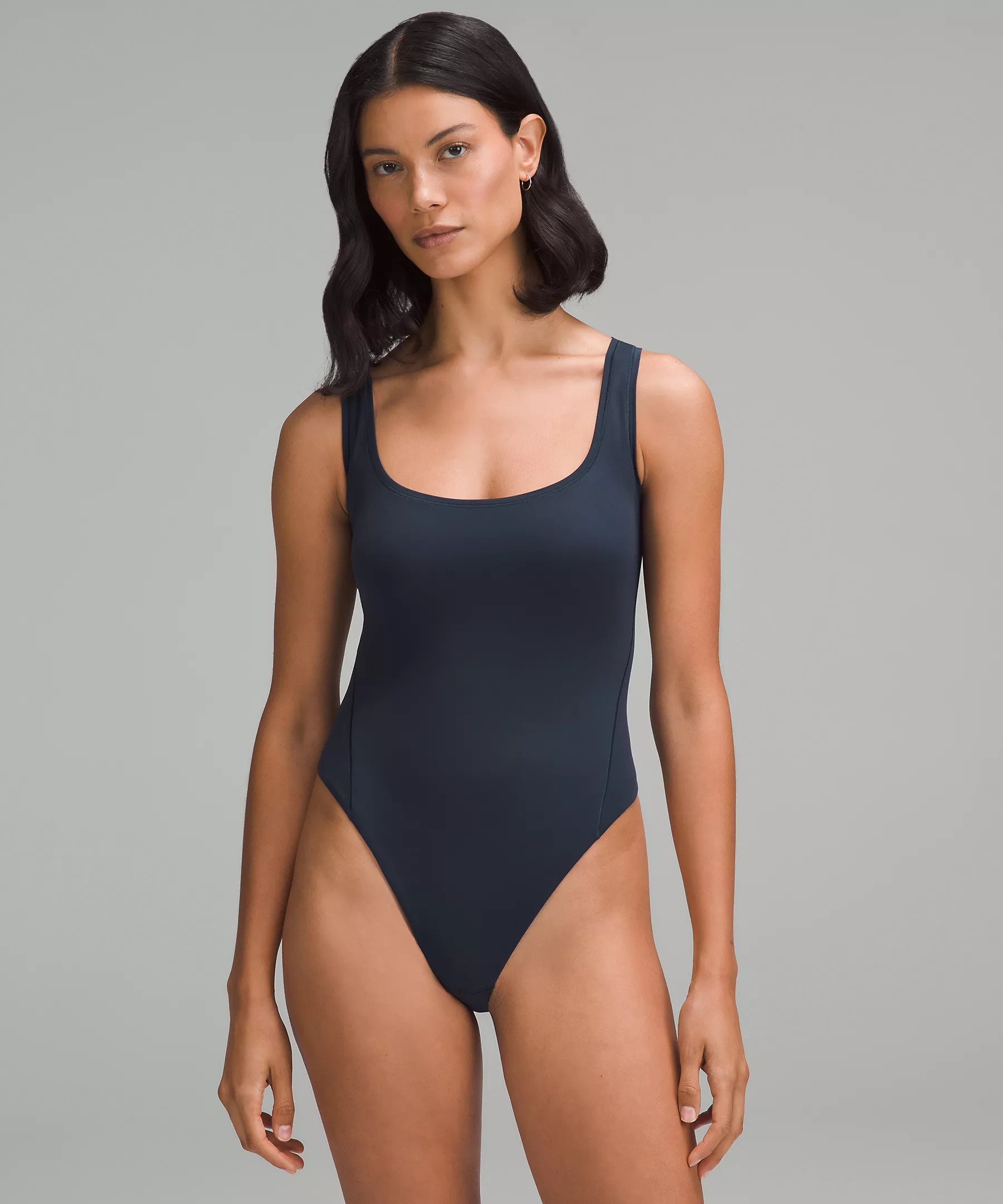 Wundermost Ultra-Soft Nulu Square-Neck Sleeveless Bodysuit | Lululemon (US)