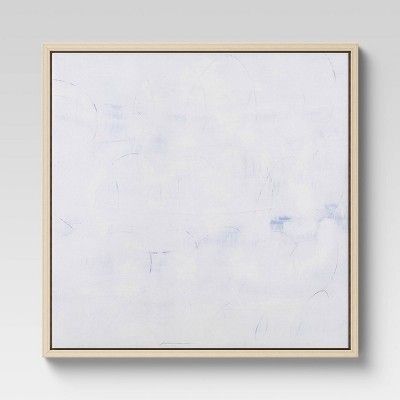 24&#34; x 24&#34; Framed Wall Canvas Soft Blue - Threshold&#8482; | Target