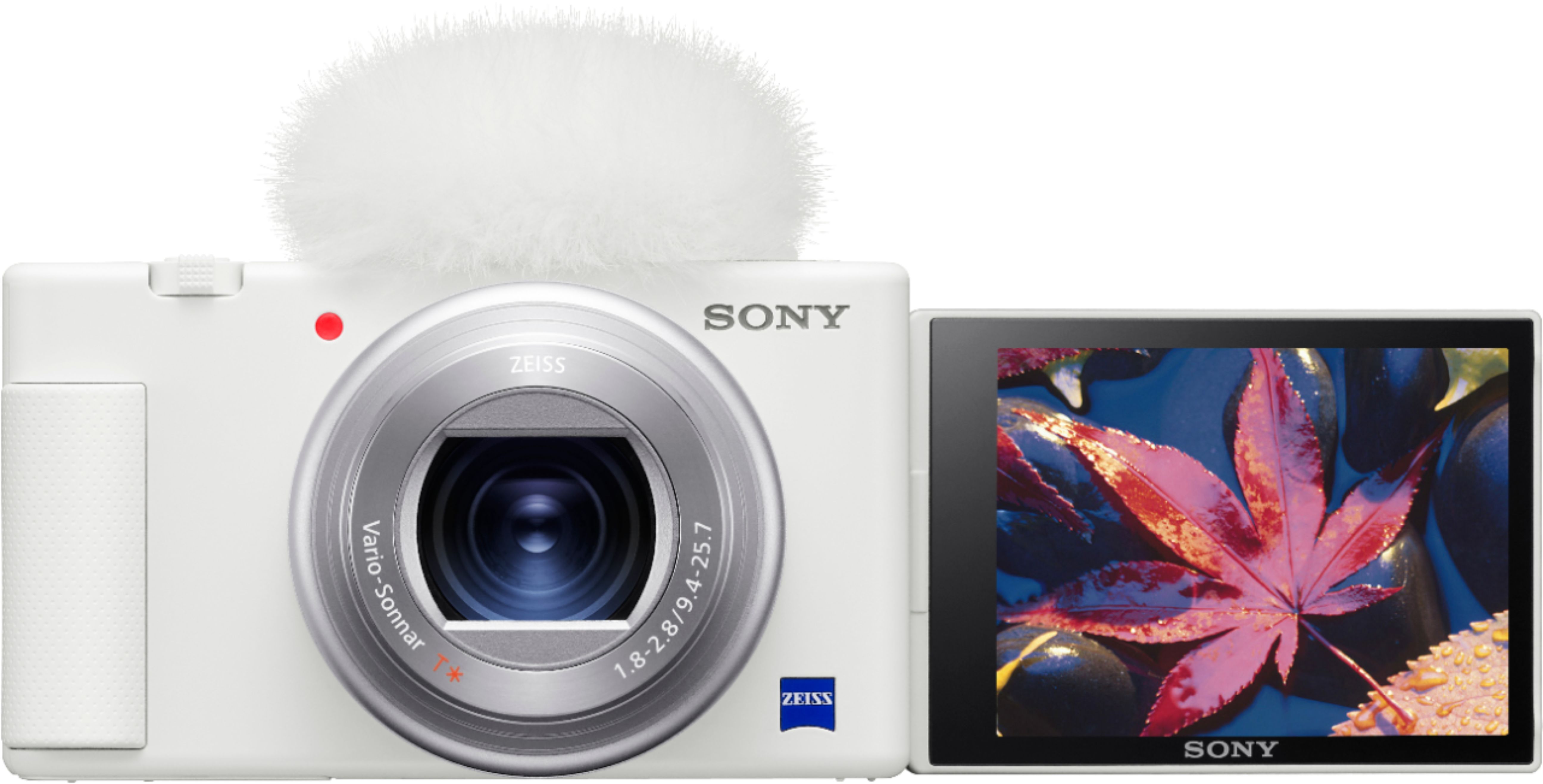 Sony ZV-1 20.1-Megapixel Digital Camera for Content Creators and Vloggers White DCZV1/W - Best Bu... | Best Buy U.S.