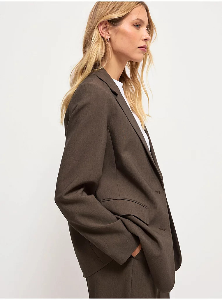 Brown Single Breasted Blazer | George