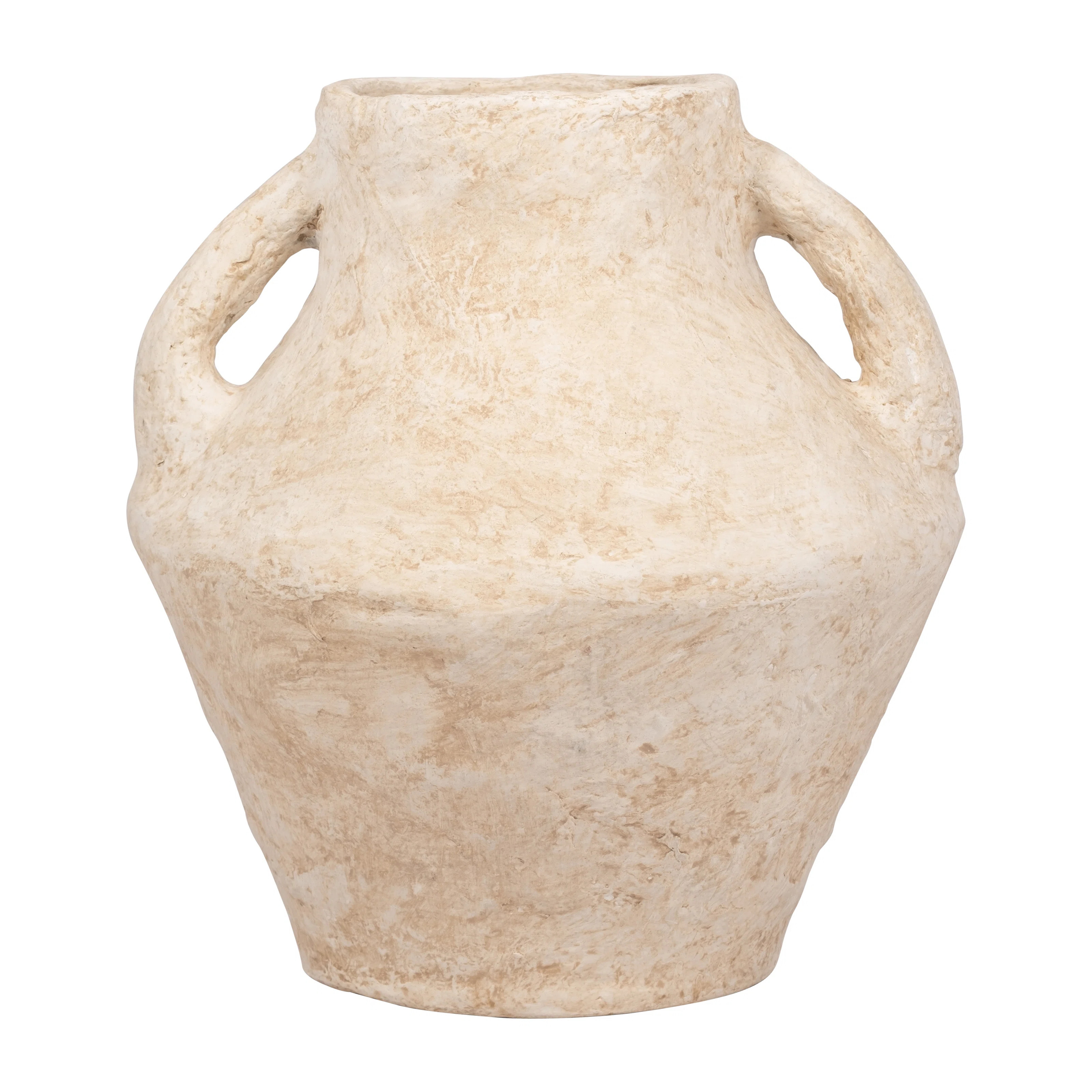 Union Rustic Kendriel Paper Mache, 14" Vase With Handles | Wayfair | Wayfair North America