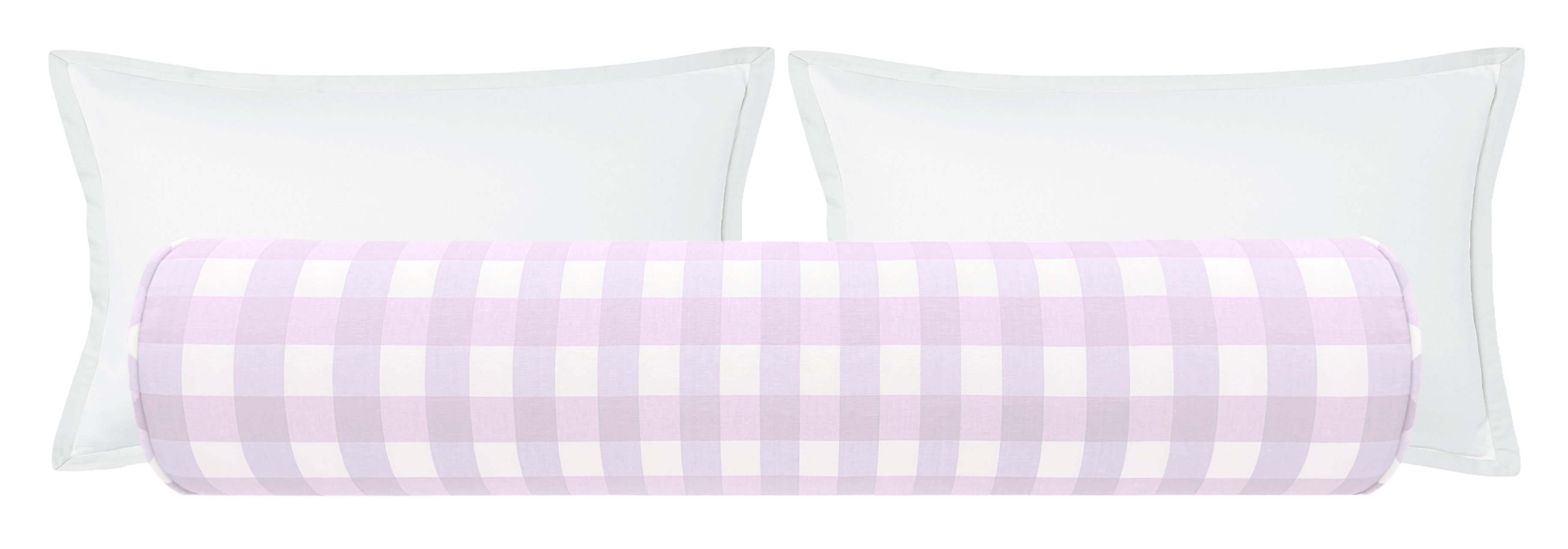 The Bolster : Charleston Check // Lavender | LITTLE DESIGN COMPANY