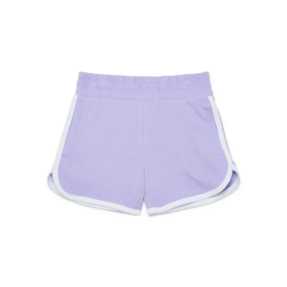 Wonder Nation Girls Dolphin Hem Shorts, Sizes 4-18 & Plus | Walmart (US)