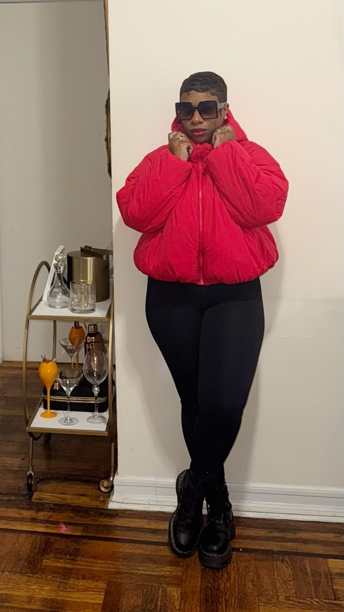 This coat has such an interesting silhouette and I love the color. The fact that it was marked down is a bonus, and these are the softest leggings ever  

#LTKCyberWeek