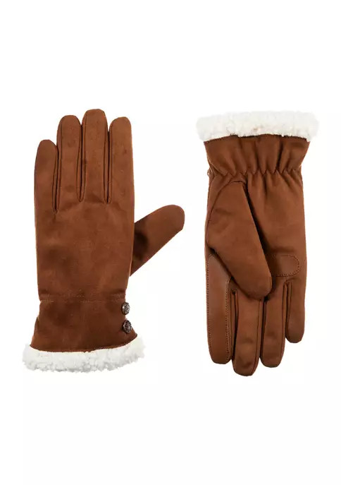 Women’s Soft Microsuede Gloves with Warm SherpaSoft® Lining | Belk