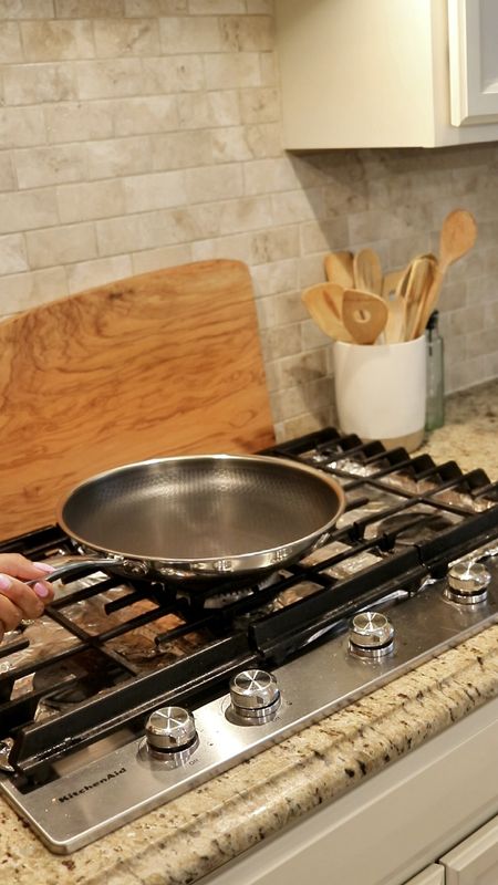  AD You know you have reached peak adult life when simple things like @hexclad pans excite you! Remember when I shared these a few months ago? I have been loving these pans. I use them daily! 

Hexclad pans blend stainless steel durability with ceramic non-stick, featuring a unique hexagonal pattern for even heating and easy cleaning. Their tri-ply construction ensures excellent heat conduction and durability, making them versatile for various cooking techniques on different cooktops. Home cooks and chefs alike love these pans for their performance and convenience. #hexclad #hexcladpartner


#LTKSeasonal #LTKhome #LTKGiftGuide